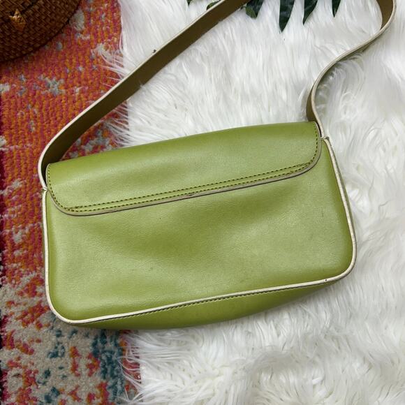 Vintage Y2K 2000s Green Mini Shoulder Bag Purse - Picture 5 of 9